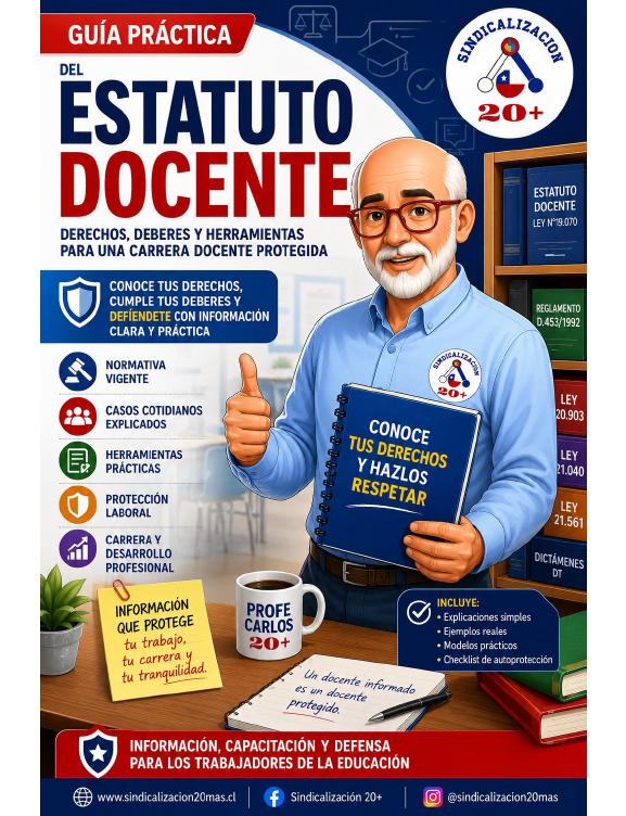 Portada Guía Práctica del Estatuto Docente